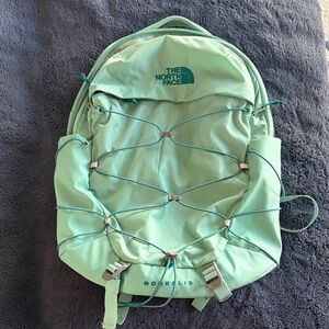 The North Face Borealis Women’s Backpack in Wasabi/Harbor Blue